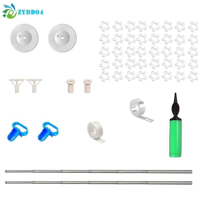 ● Supporti Telescopici per Palloncini, Kit Colonna Regolabile per Palloncini, Pali Decorativi per Matrimoni, Feste di Compleanno, Lauree