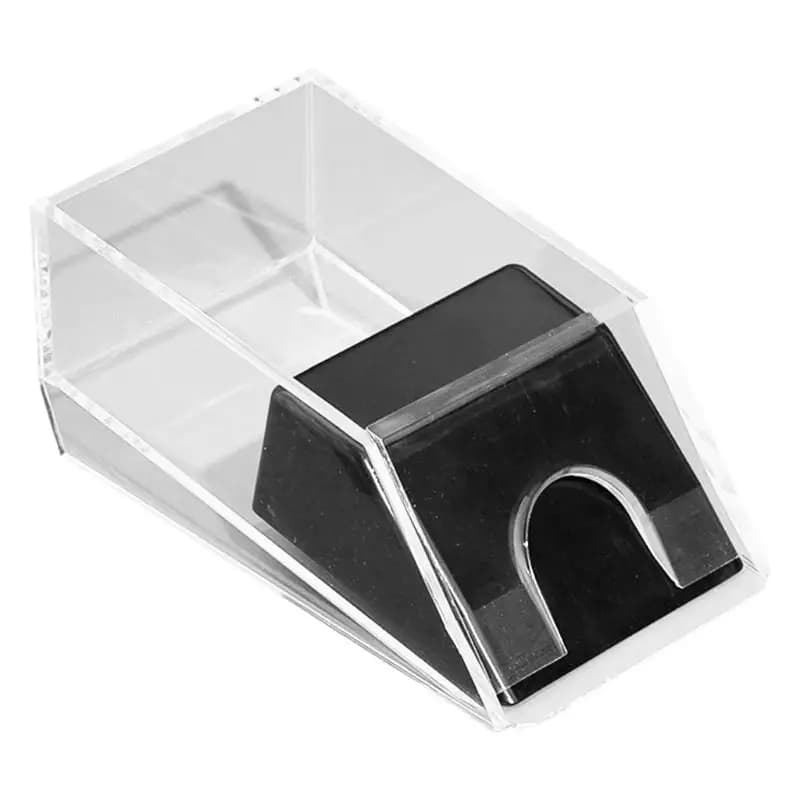 Blackjacks Shoe Discard Vassoio Carte da trasparenti Scarpe daaling Dispenser carte in acrilico trasparente Accessori da gioco Blackjacks