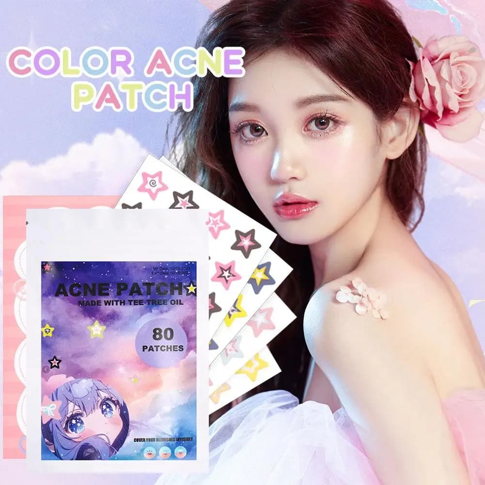1PC Colorful Star Shaped PE Brufolo Cerotti Acne Removal Invisible Stickers For Skin Care Corrector Face Spot Beauty Makeup Tools