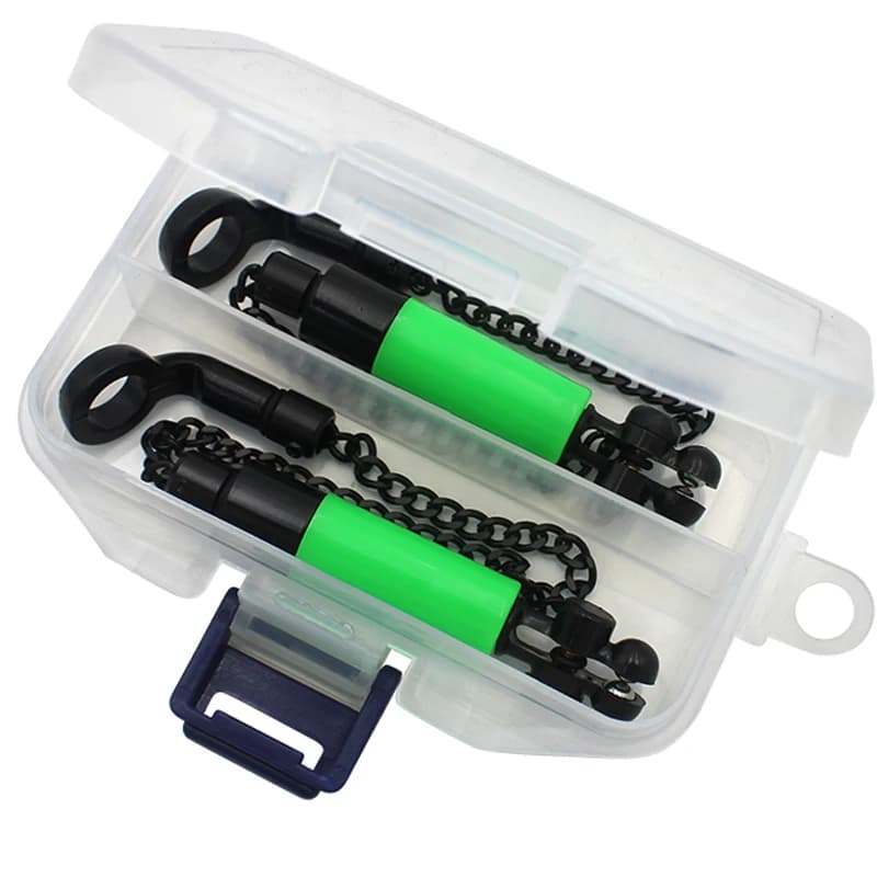 2 pcs/coating alarm box Swinger Drop Off metal chain indicator for carp equipment accessories