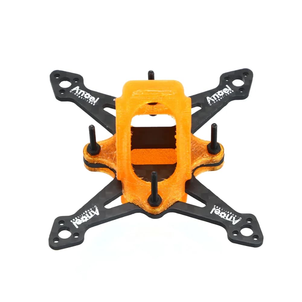 FPV Frame Kit in Carbon Fiber Angel 16 from 1.6 Inches with Ultralight 3D Printing for Racing and Freestyle RC FPV drones