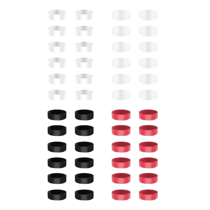 48PCS Joystick anello di protezione elastico anello di protezione invisibile per ps5 / PS4/Switch PRO/XBOX/copertura dell'anello in Silicone per ponte a vapore