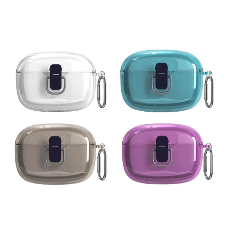Custodia protettiva in TPU trasparente per JBL Vibe Beam/Wave 200TWS custodia protettiva antigraffio per auricolari Wireless