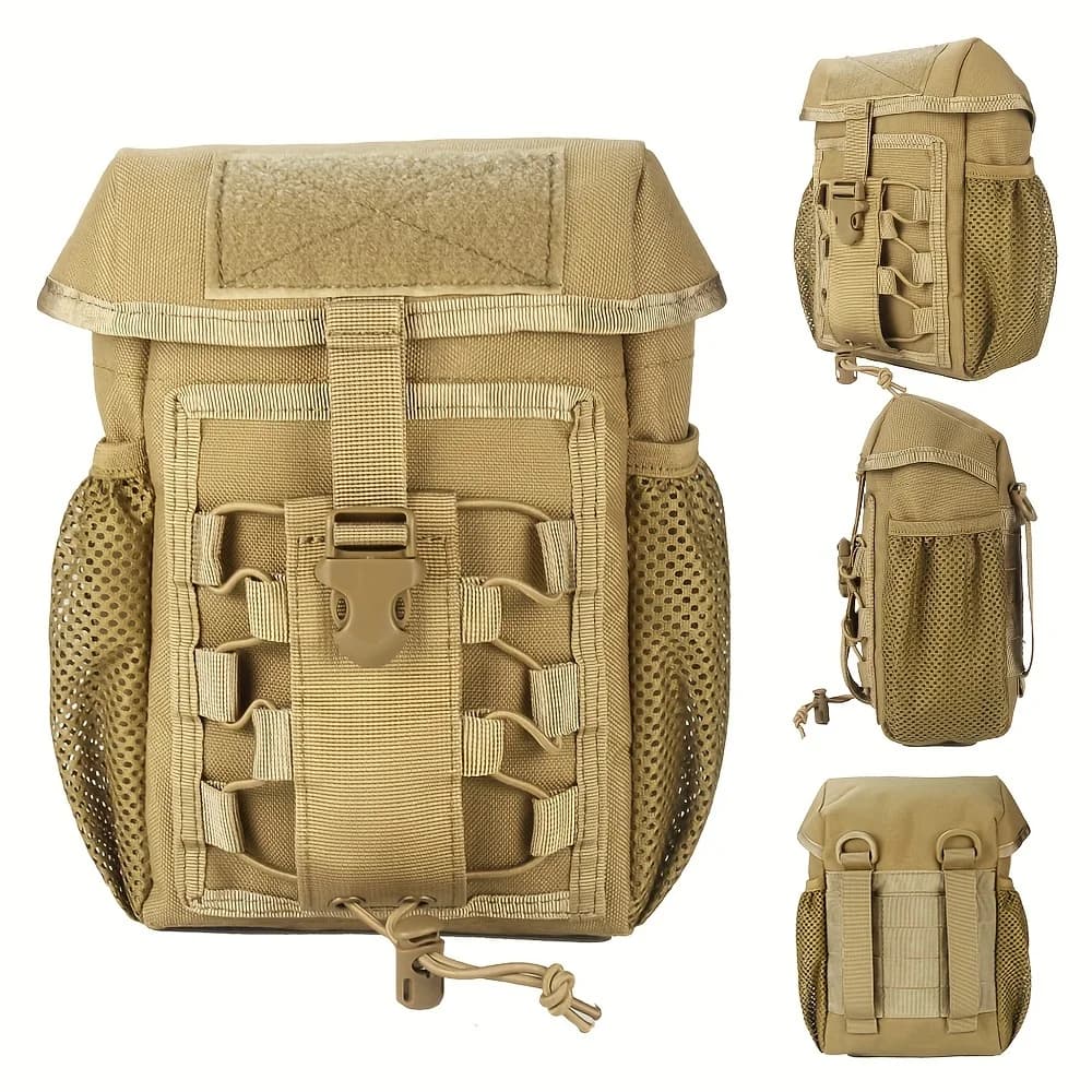 Borsa Tattica in Nylon per Accessori, Attrezzi, Kit di Pronto Soccorso, Zaino per Sopravvivenza e Caccia