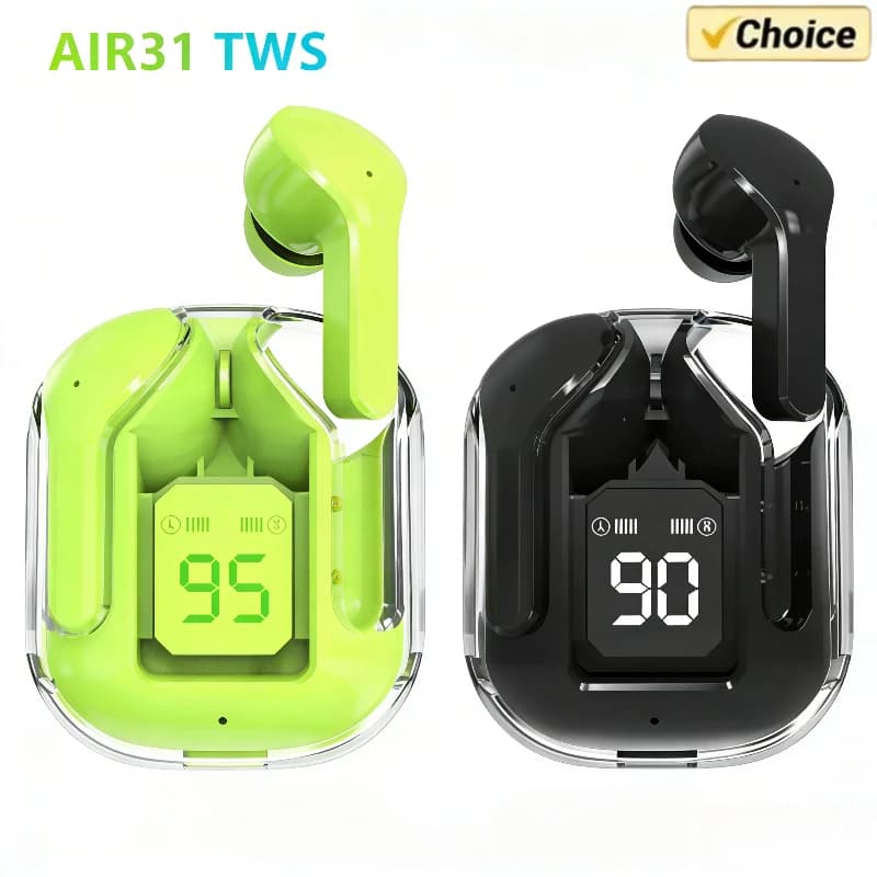 New Bluetooth Air31 TWS headphones, 9D wireless stereo headphones, HiFi in-ear earphones, hands-free headphones with microphone for Xiaomi iPhone