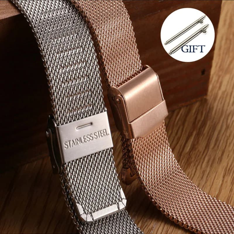 Knit watch bracelet 0,6 mm for Seiko for watch DW Milanese steel bracelet 12 14 15 16 17 18 19 20 21 22 24mm for men women