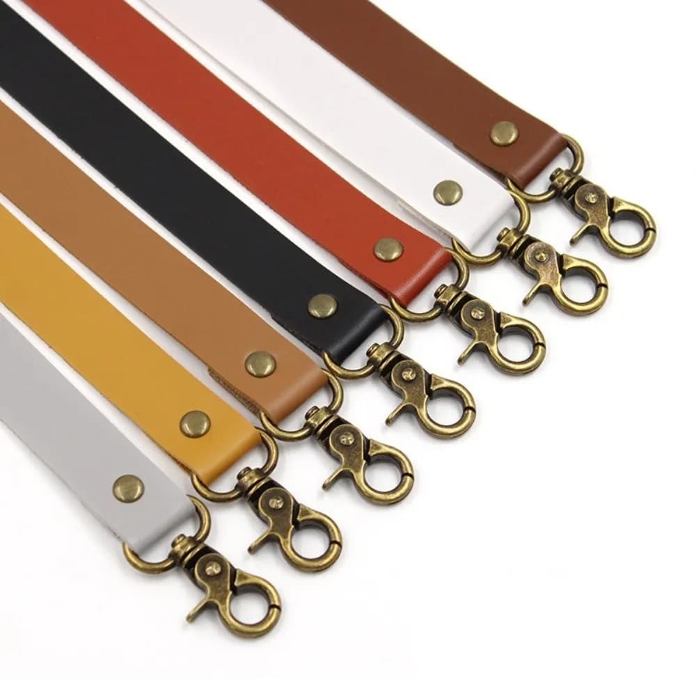 Tie Backs Minimalist PU Leather Curtain Tiebacks Portable Decorative Adjustable Curtain Keychains 50cm Curtain Holdback Bedroom