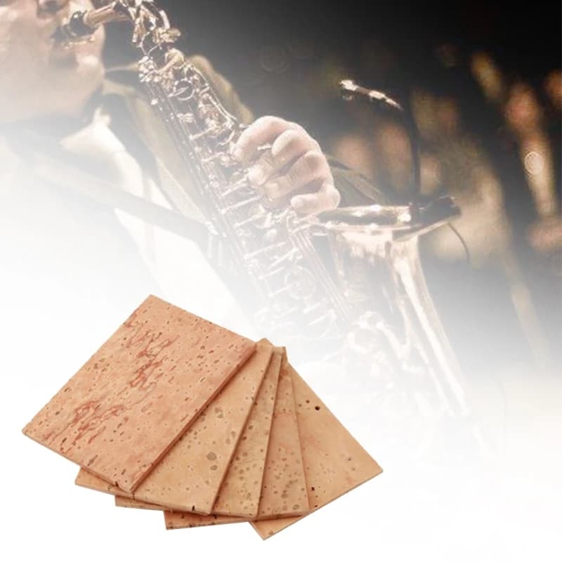 5/10/20Pcs Universal Sax Neck Corks, Neck Cork Sheet For Alto/Soprano/Tenor Saxophone, Joint Cork Sheet Replacements Pack