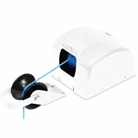 Guantoio per verricello con ancoraggio per tamburo in plastica elettrico Big Water 45 da 12 V per yacht marini
