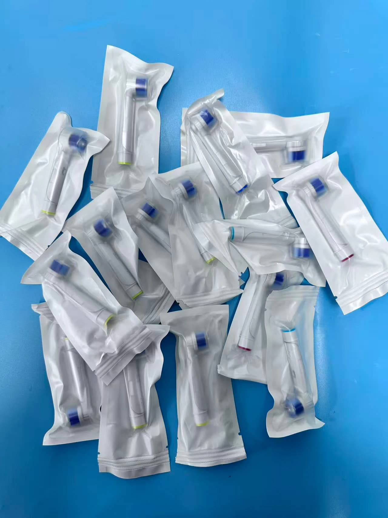 4 pcs precision spare heads compatible with Oral-B Braun professional electric toothbrush heads