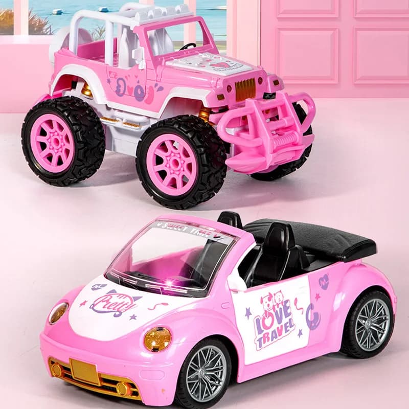 1/12 4WD Rosa Rc Auto 2.4G Radio Telecomando Principessa Auto Camion Ragazza Principessa Auto Fuoristrada Camion veicolo Gioco per bambini Giocattolo Regalo per