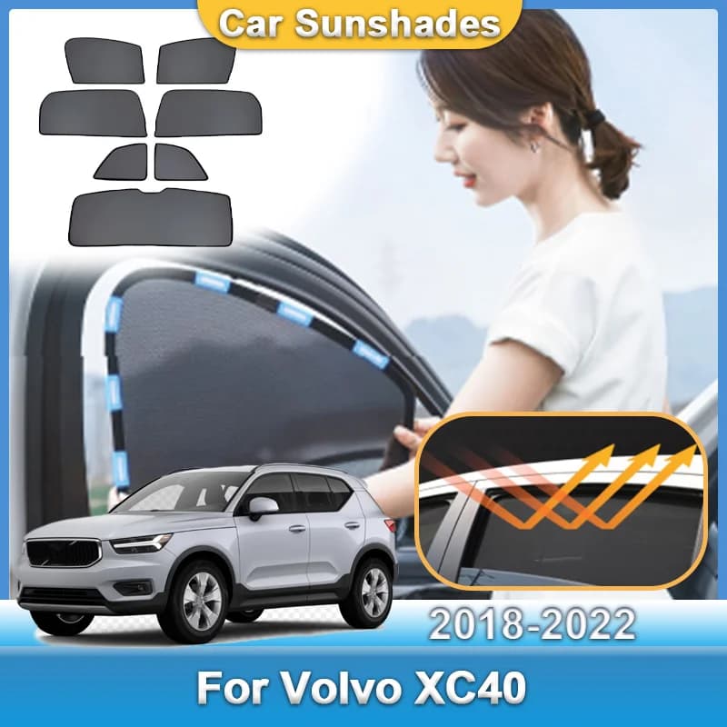 Auto Parasole Per Volvo XC40 Accessori 2018 ~ 2022 2019 2020 2021 Tenda Laterale Parabrezza Anti-Uv isolamento termico Accessori Auto