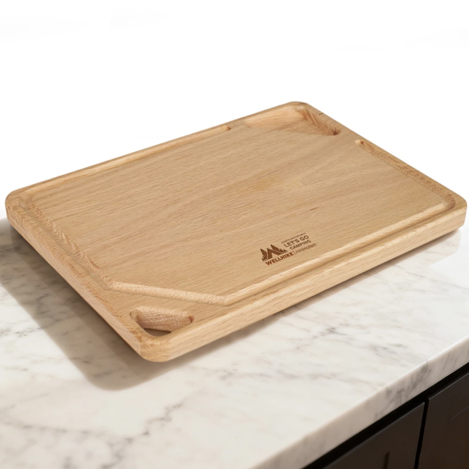 Portable Tagliere with Succhi Tray Service Tagliere 25x18x2.5cm for Vegetable Meat Fruit Cheese
