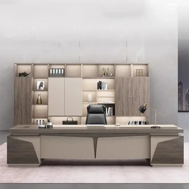 Scrivanie per Computer Automatiche, Accessori Carini, Scrivania Regolabile in Altezza, Sedia da Ufficio Direzionale, Gaming, Reception, con Funzione di Sollevamento