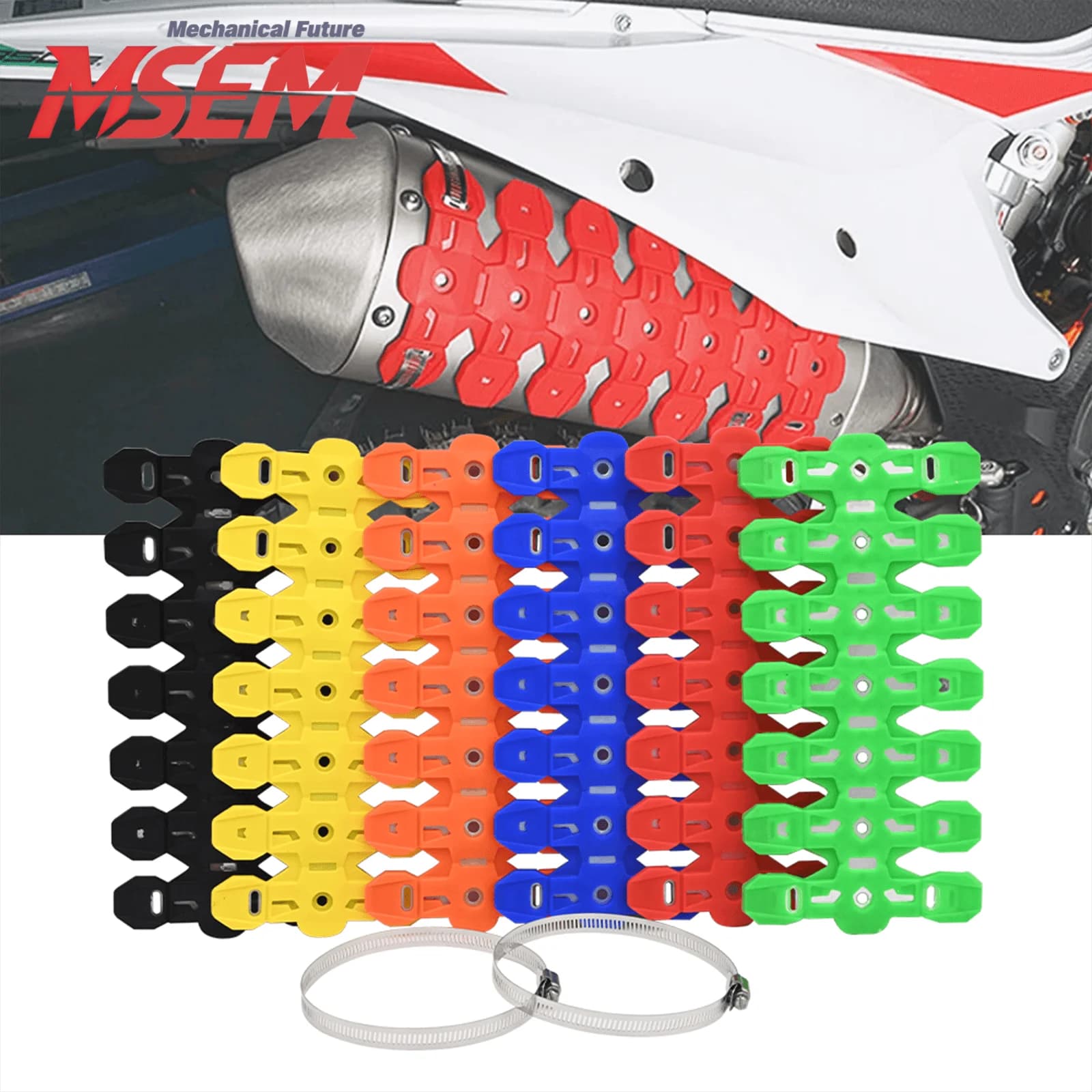 Protezione per Tubo di Scarico Moto, Copertura Silenziatore per KTM SX SXF EXC EXCF XC XCW XCWF 125-530 2023 Gas Gas EC EX MC