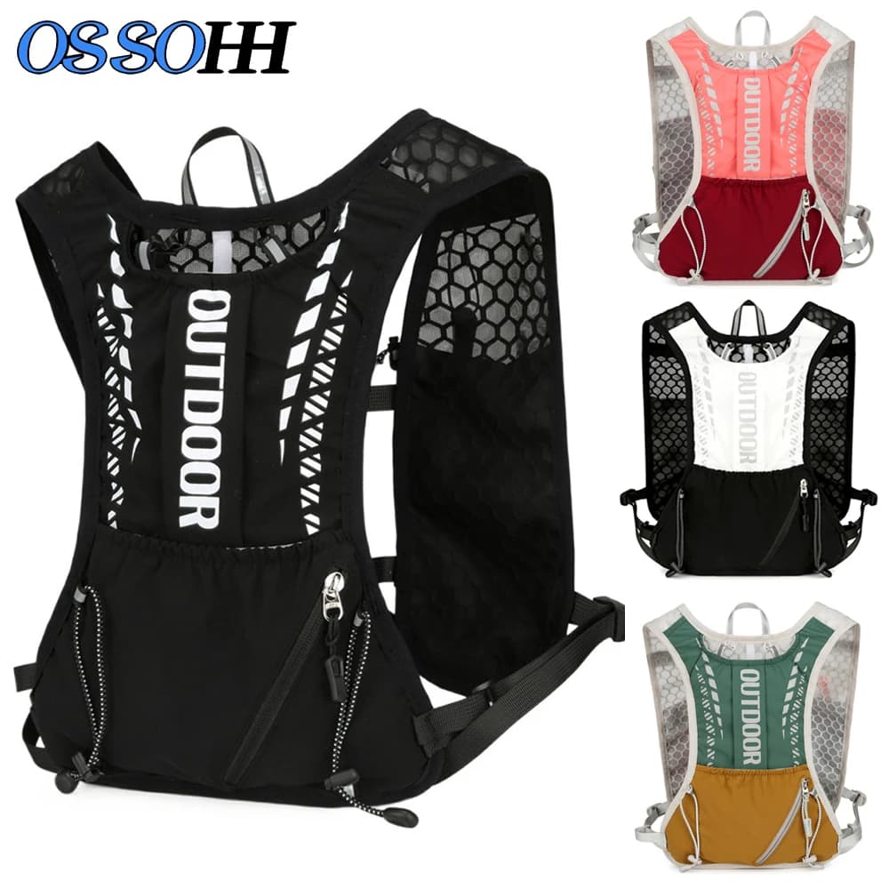 1PCS Running Vest for Women & Men, Lightweight Hydration Backpack Pack for Trail Running, Marathon, Hiking, Cycling, Jogging