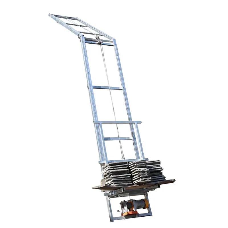 【Best-seller】Offerta imperdibile: Elevatore elettrico per carichi da 4-25m con pannello solare per sollevamento in ambito minerario/edilizio, hotel/ristoranti, con fune metallica