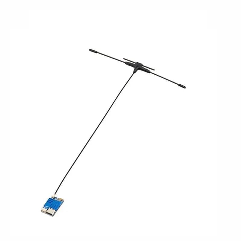 ABZZ-For FPV Drone Compatible 2.4G/900M ELRS Receiver Dual Band RX For BAYCK UR500 Expresslrs Receiver With 220Mm T Type Antenna