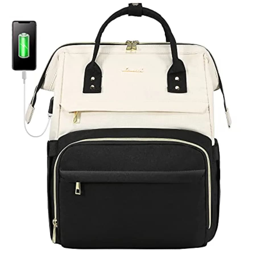 Laptop Backpack for Women, Fashion Computer Backpacks Purse, School Student Bookbag for Girl, Business Travel Bags, Doctor Nurs