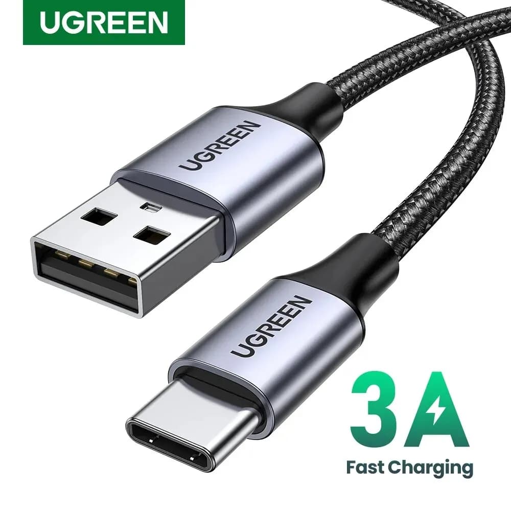 UGREEN quick charging cable 3A suitable for iPad Samsung Xiaomi Little Data Cable for USB-C Magnetic Charger Cable for mobile phone
