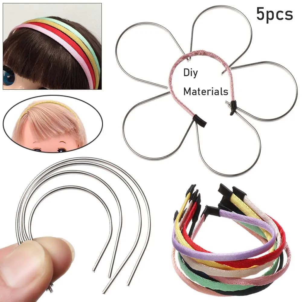 5 pz ragazza regalo fai da te 1/3 1/4 1/6 bambola fascia materiali bambole decorazione dei capelli accessori parti della fascia della testa