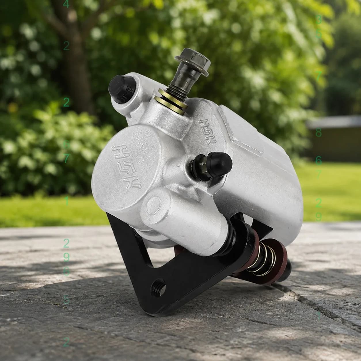 Hydraulic Disc Brake Caliper Lower Pump 64.5mm for ATV Go Kart Quad Bike Electric Motorcycle