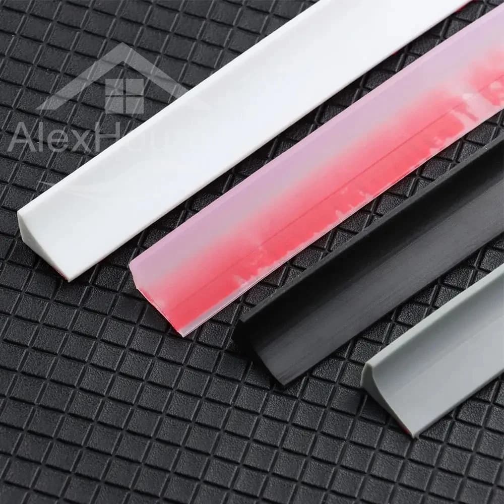 0.5-12 metri autoadesivo in silicone bagno tappo acqua striscia di fissaggio pieghevole porta del bagno lavaggio doccia diga barriera