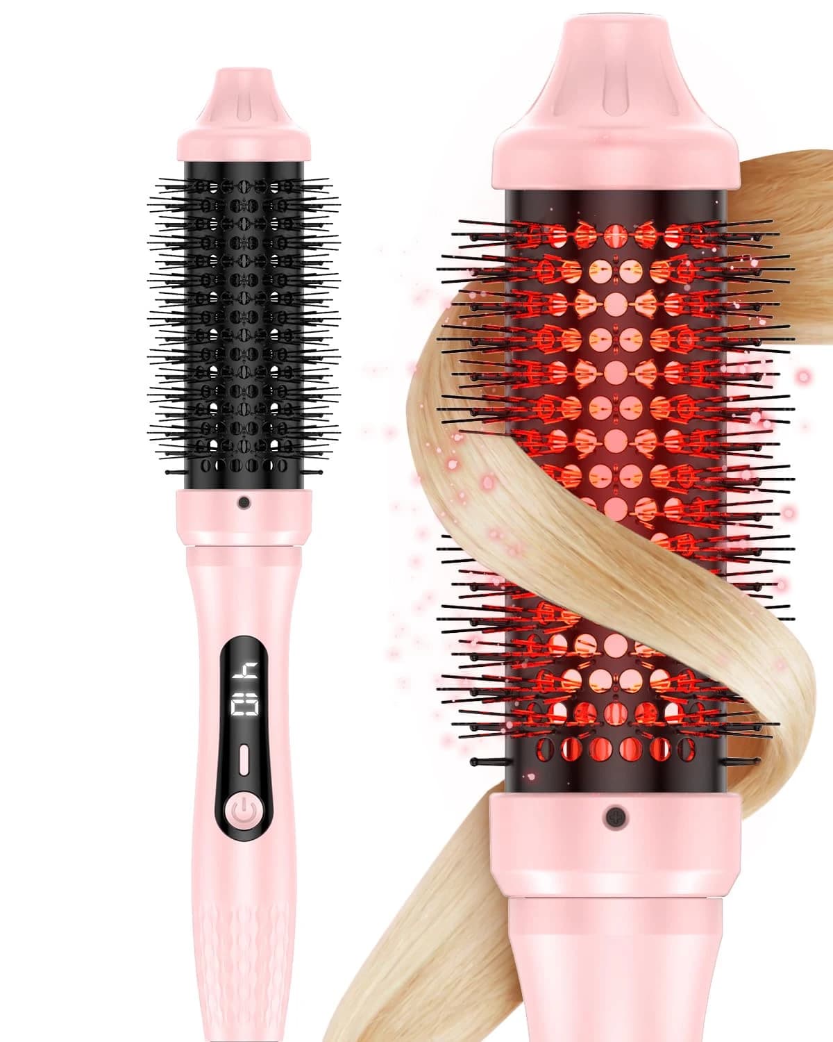 Infrared Rope Iron Brush Electric Bigodin Brush Anti-scoiling Combo 1.5 Inch Heater 1.5 Inch Heater Faster Double Voltage