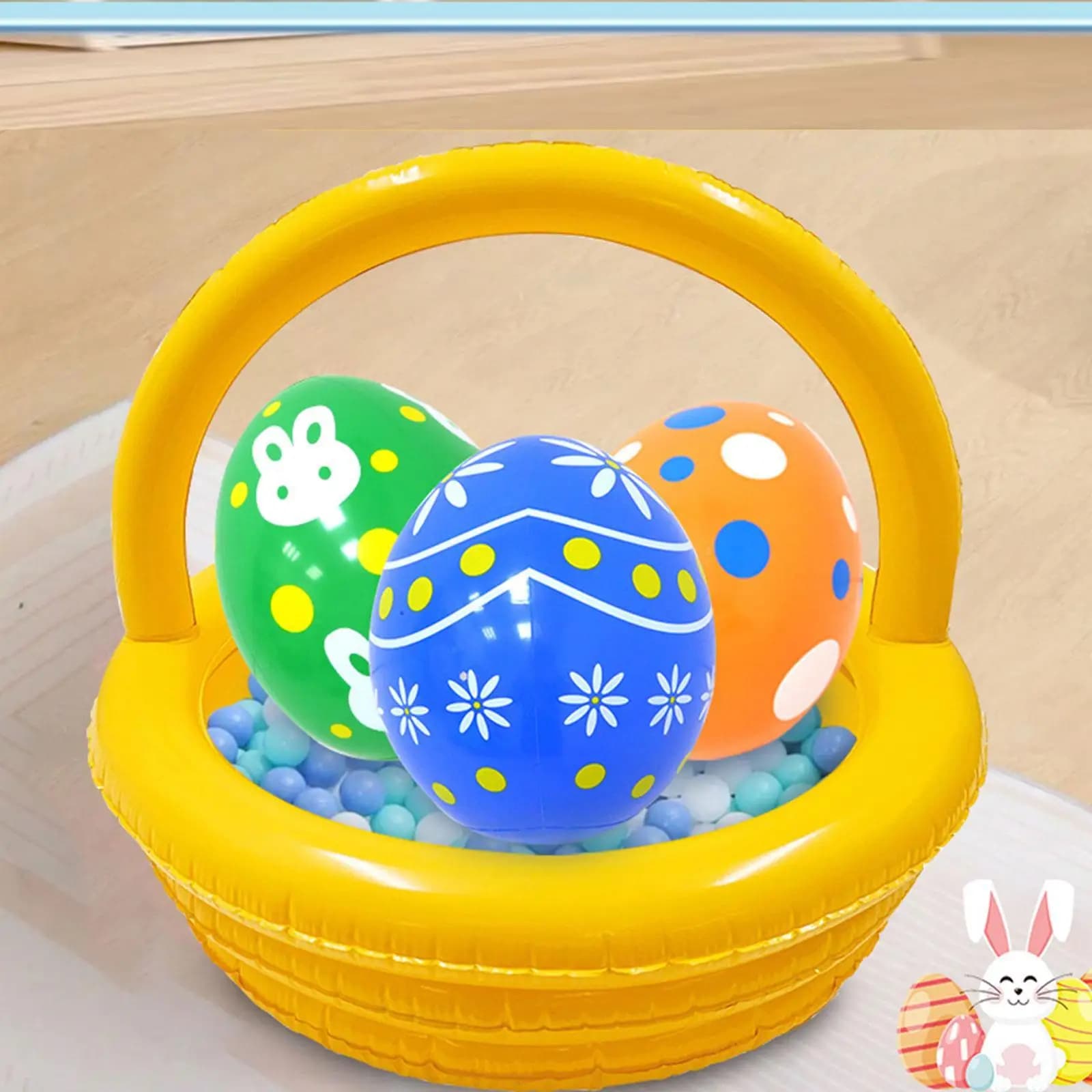 Inflatable Drink Cooler,Ice Bucket Party Supplies Kitchen Beach Easter Decoration Food Container for Events BBQ Beer Cocktail