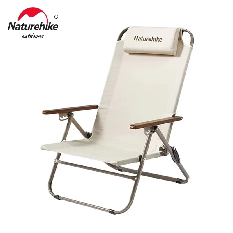 Naturehike T02 foldable reclining chair adjustable from camping with high back Relax chair with portable backrest for outdoors Leisure chair