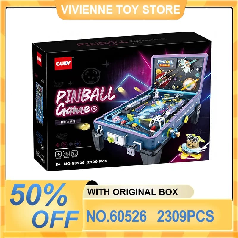 Guly 60526 Gioco di Ping Pong, Blocchi da Costruzione Modello Go, Mattoncini Fai-da-Te, Giocattolo Puzzle, Regalo di Compleanno Perfetto (Consegna in 3-7 Giorni)