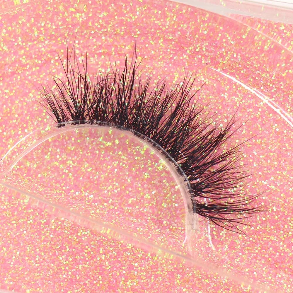 Half Eyelashes Facial Eyelashes Natural Soft Facial Facial Eyelashes Long and Thin 3D Facial Eyelashes Make-up Extended Eyelashes Fake Eyelashes