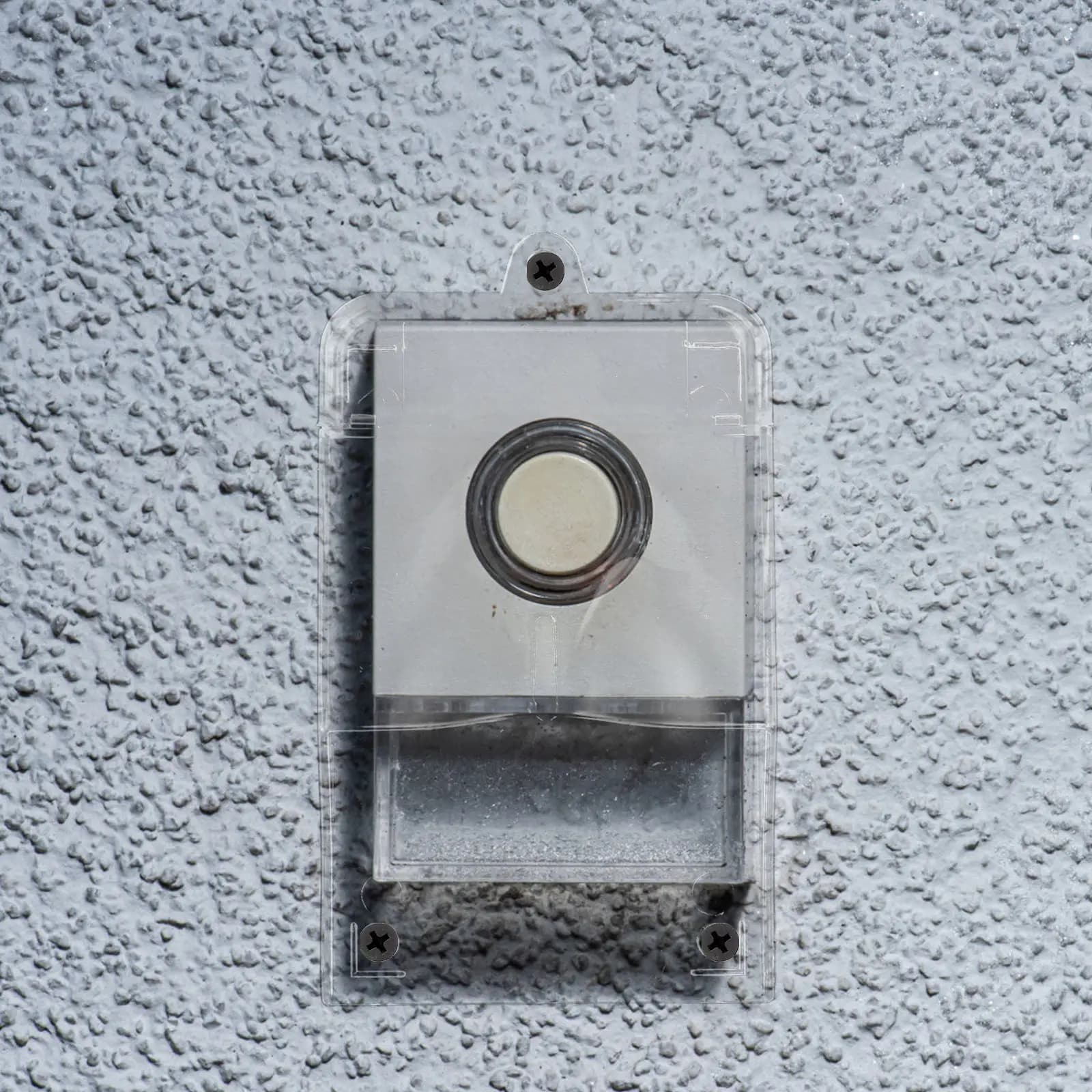 Waterproof Doorbell Cover Clear Transparent Rain Protector for Outdoor Smart Doorbell Hd Camera Real Time Video Monitoring
