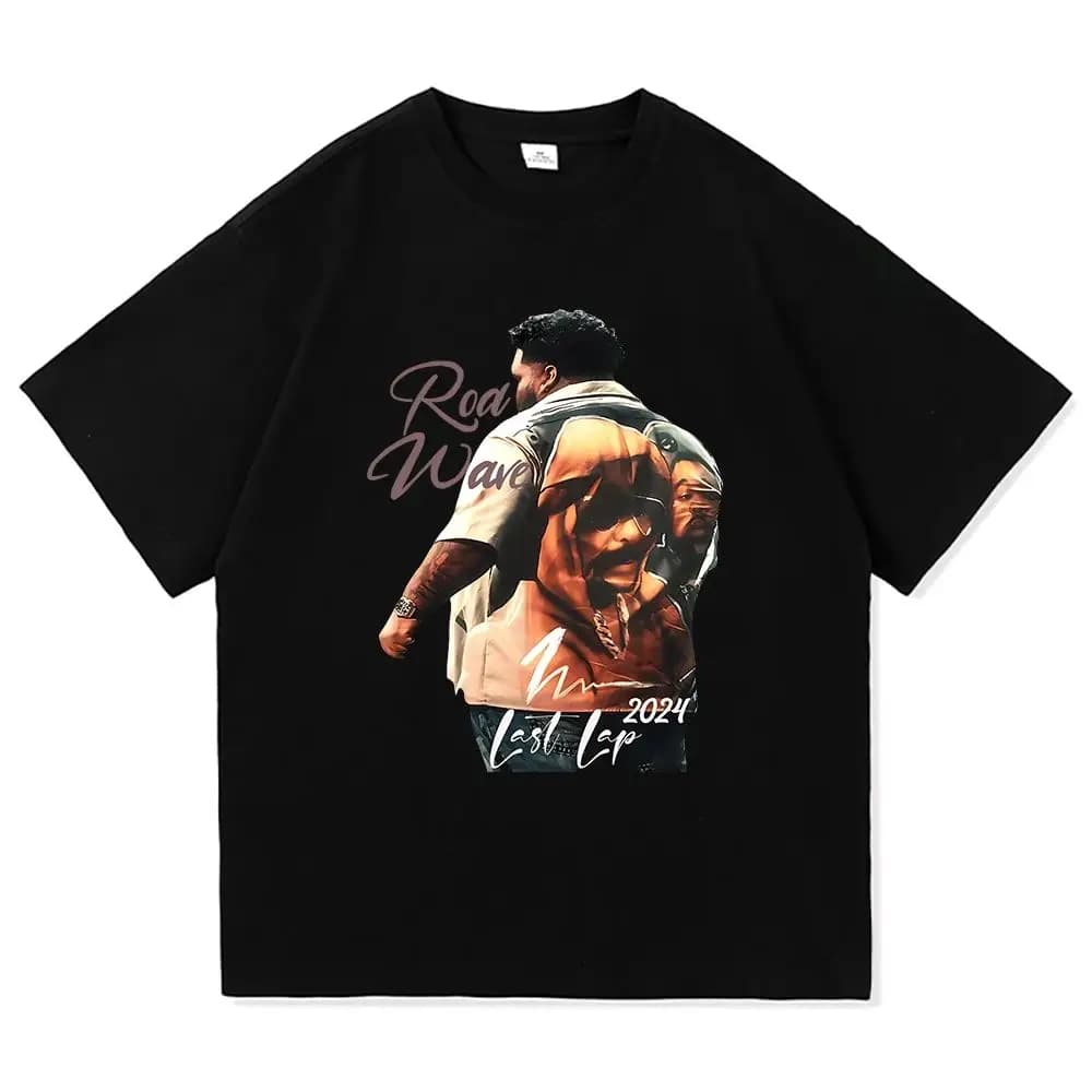 T-shirt da uomo Stick Wave Last Lap Tour T-shirt Harajuku y2k casual O-collo a maniche corte unisex