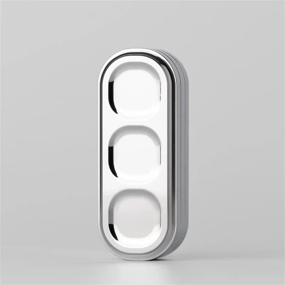 01EDC Pisello In Acciaio Inox Fidget Slider Spinner EDC Giocattoli Antistress Mano Spinner ADHD Ansia Sollievo Sensoriale Agitarsi Giocattoli