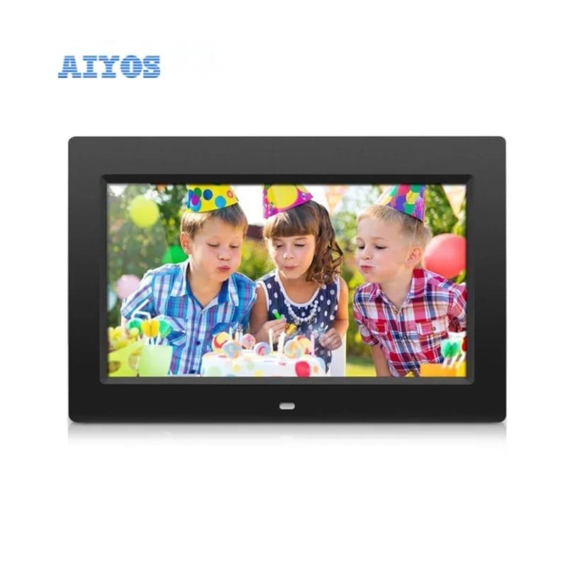 New Aiyos 2026 Digital Frame with 9.7 Large LCD Screen Full HD 1080p, Wall Mounted