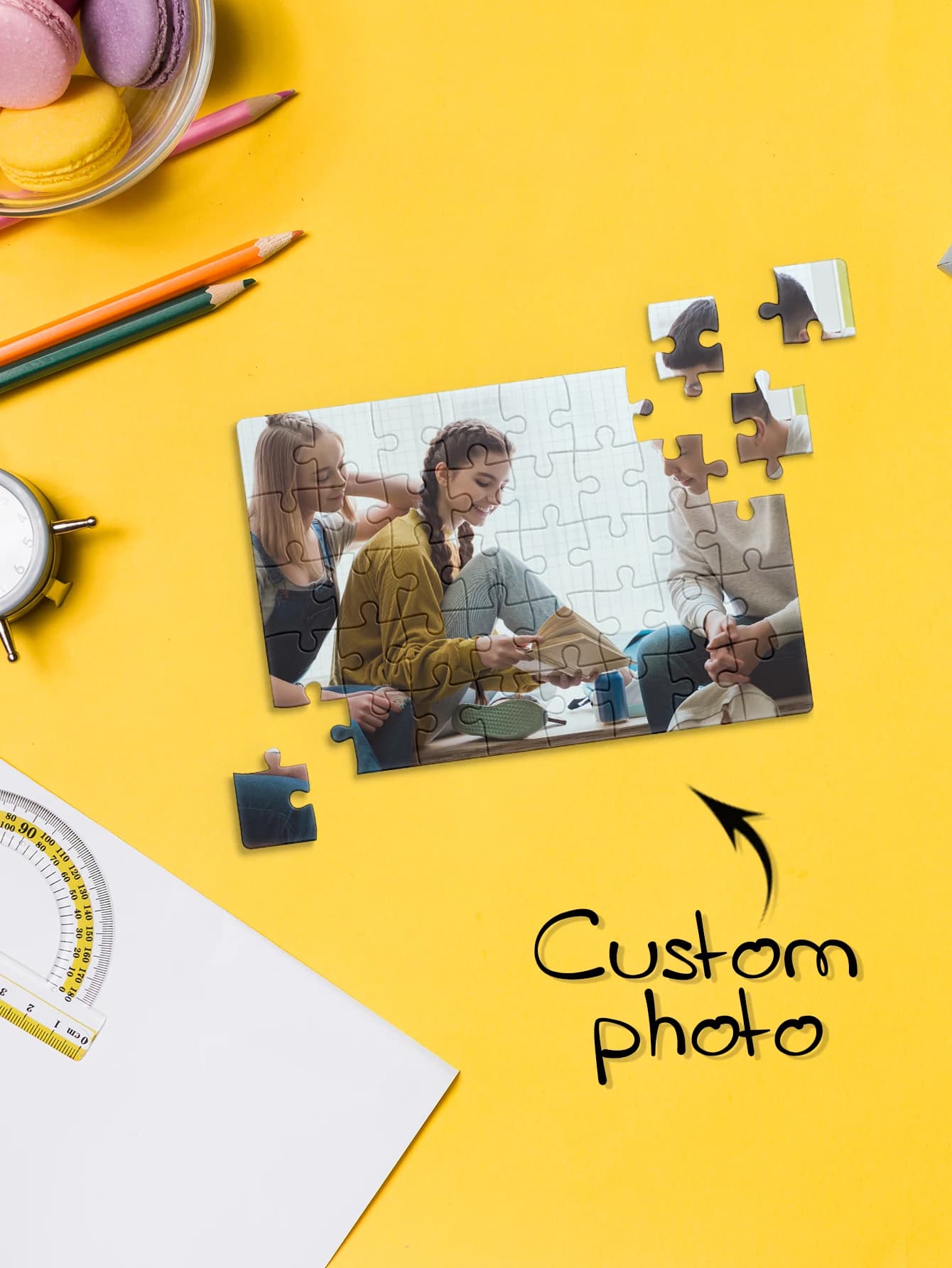 35/150/300/500/1000 pezzi nuova famiglia Foto personalizzata Puzzle di decompressione personalizzati Puzzle mosaico Puzzle personalizzati