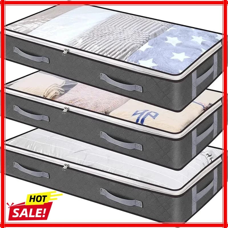 The Thickened Large-sized Storage Box Under The Bed Can Hold Clothes, Quilts, And Non-woven Fabric Bags For Storage