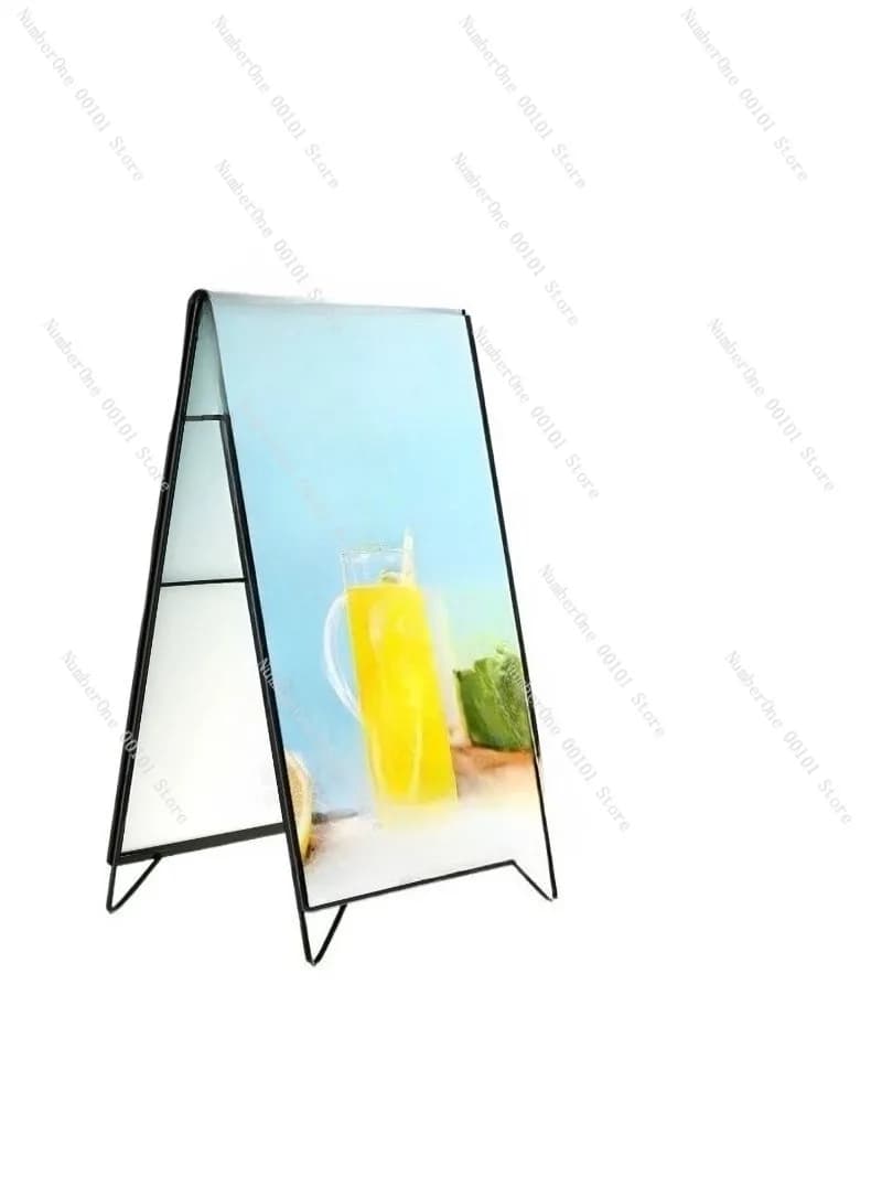 Espositore pieghevole per poster e tabelloni pubblicitari, supporto esterno portatile bifacciale per mostre, negozi ed eventi