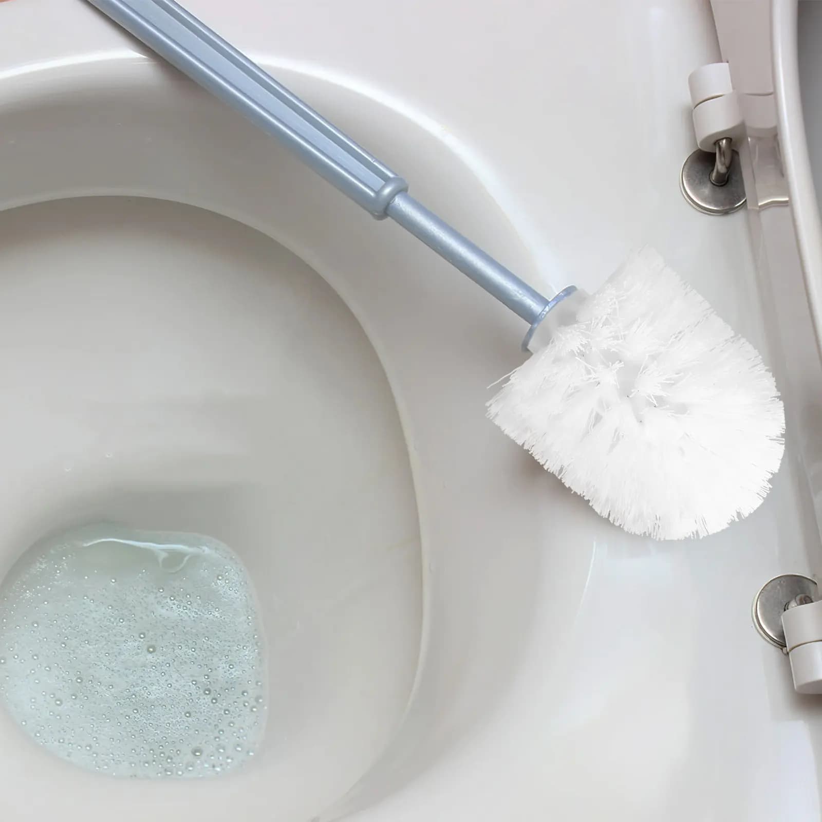 Set di 3 Testine di Ricambio per Spazzola WC, Testine in Plastica Durevoli, Accessori per Pulizia Bagno, Detergente per WC Domestico