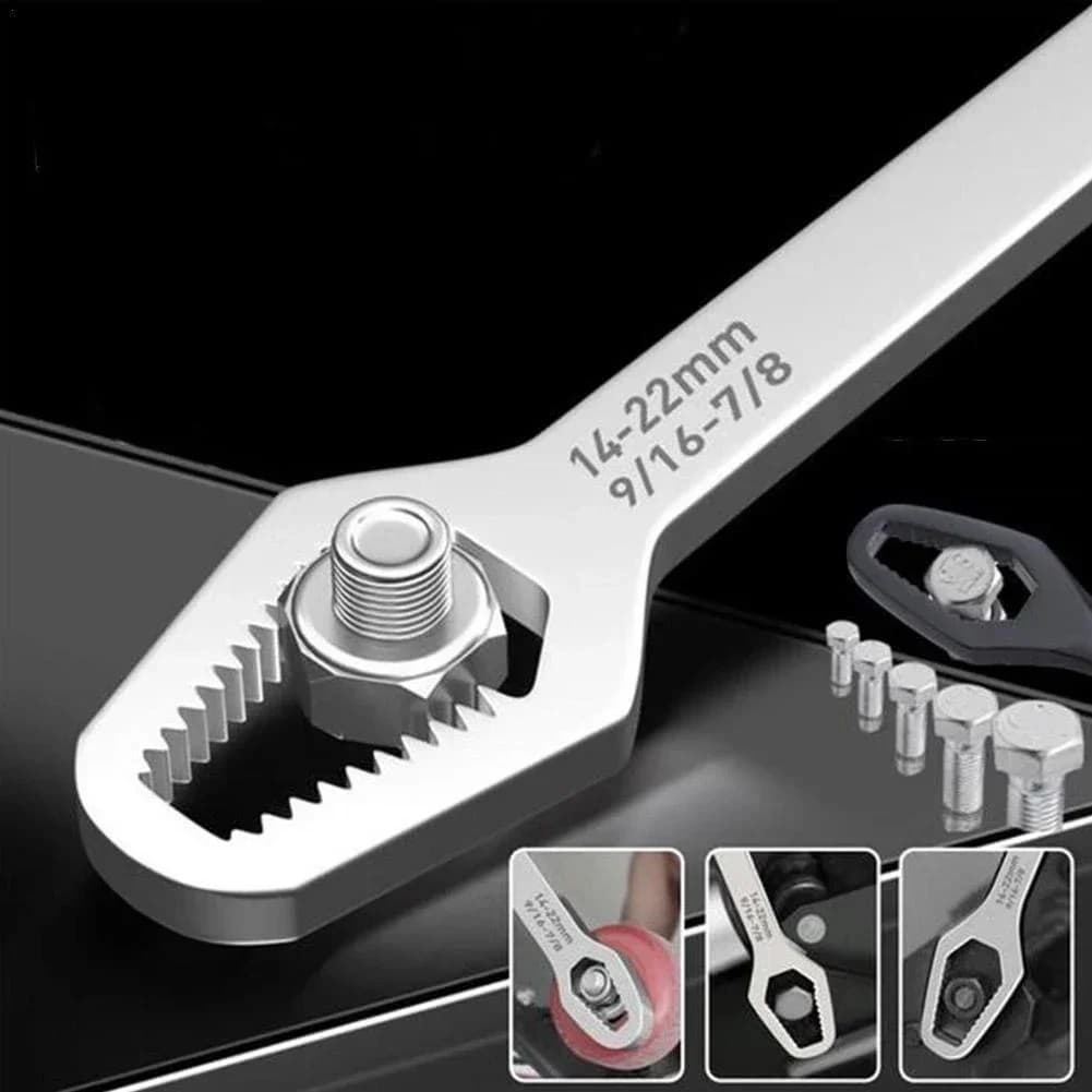 Chiave Torx universale da 3-17mm Chiave per occhiali regolabile autoserrante Chiave Torx a doppia testa Utensili manuali per fabbrica