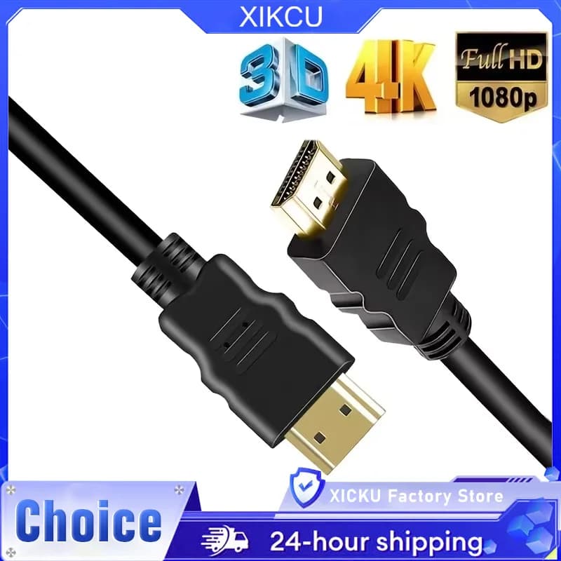 1.5M 4K 60Hz High Speed 2.0 Connection Cable Cord For UHD FHD PS3 PS4 Xbox TV Connect The Monitor HDMI-Compatible Cable