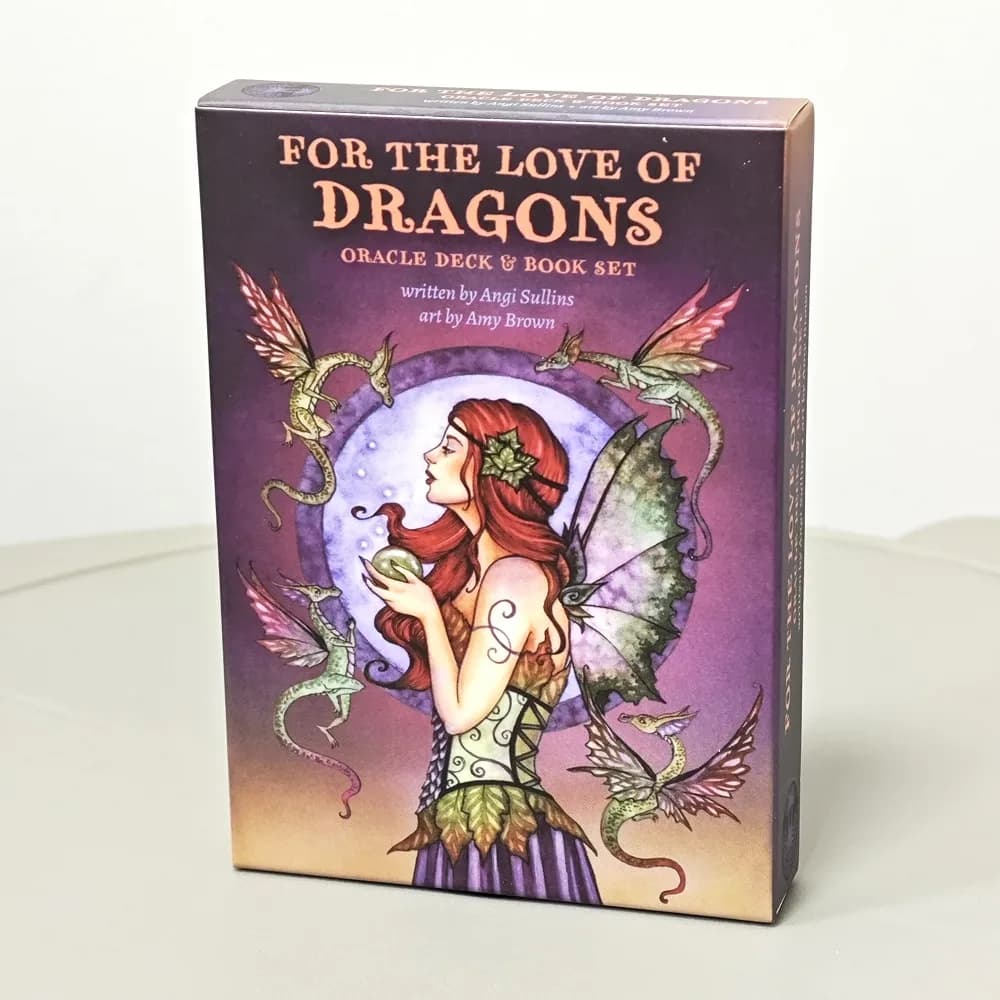10.4*7.3 cm Per L'Amore dei Draghi Oracle Deck 44 Carte