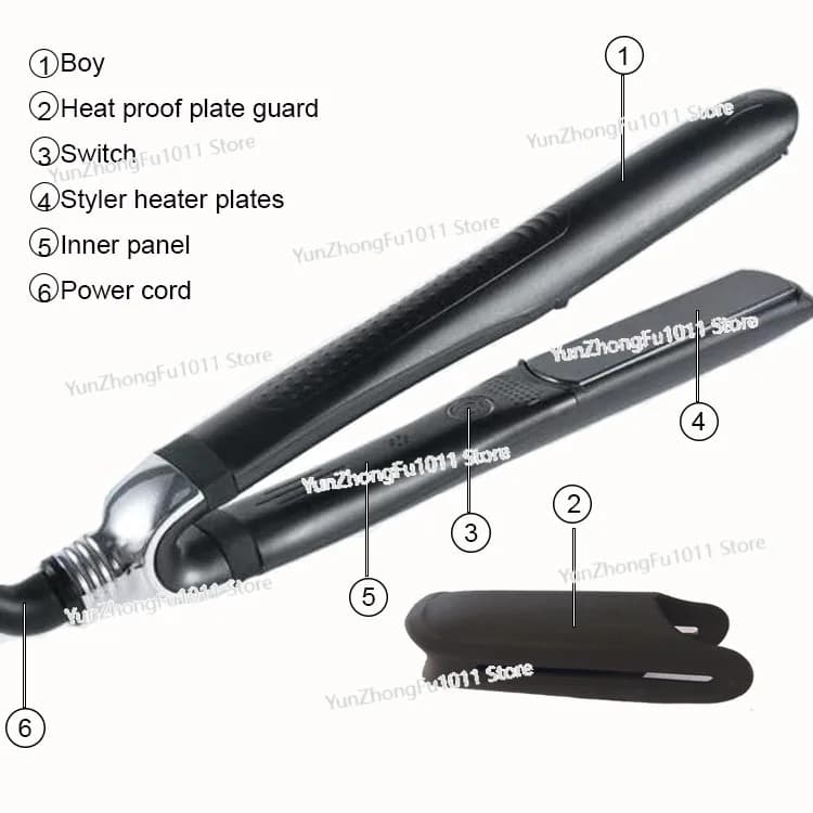 Piastra per Capelli Multifunzione: Lisciante e Arricciacapelli 2-in-1