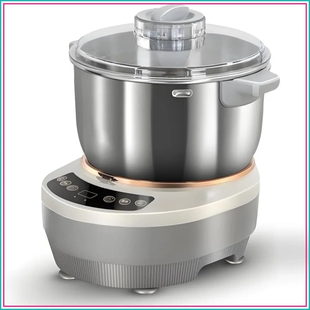 7L Electric Dough Maker Machine with Fermentation Function, 304 Stainless Steel, Microcomputer Timing, Front Touch Panel
