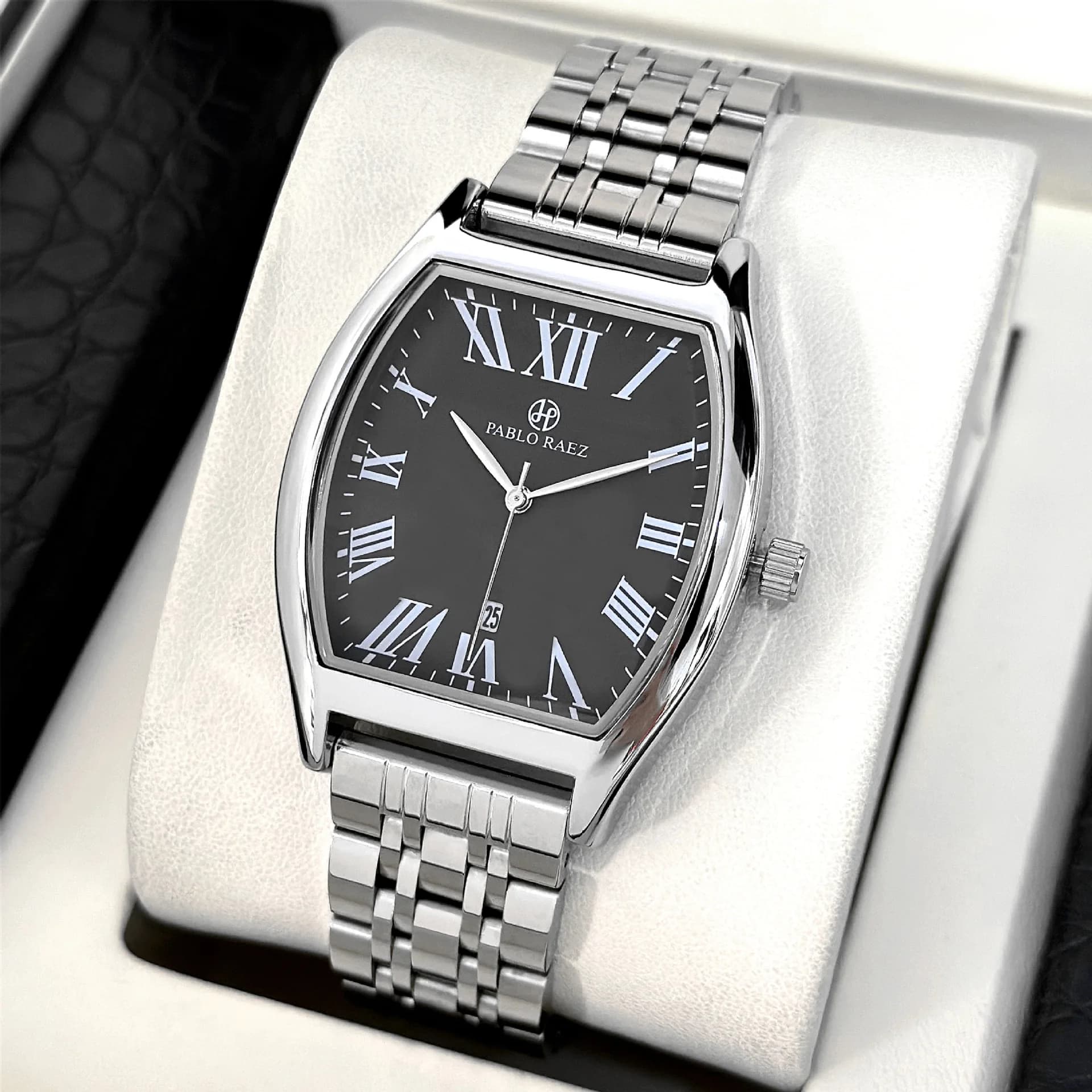 Orologio da uomo con cinturino in acciaio Business Light Brand personalizzato barile di vino calendario impermeabile semplici orologi da polso al quarzo moda maschile