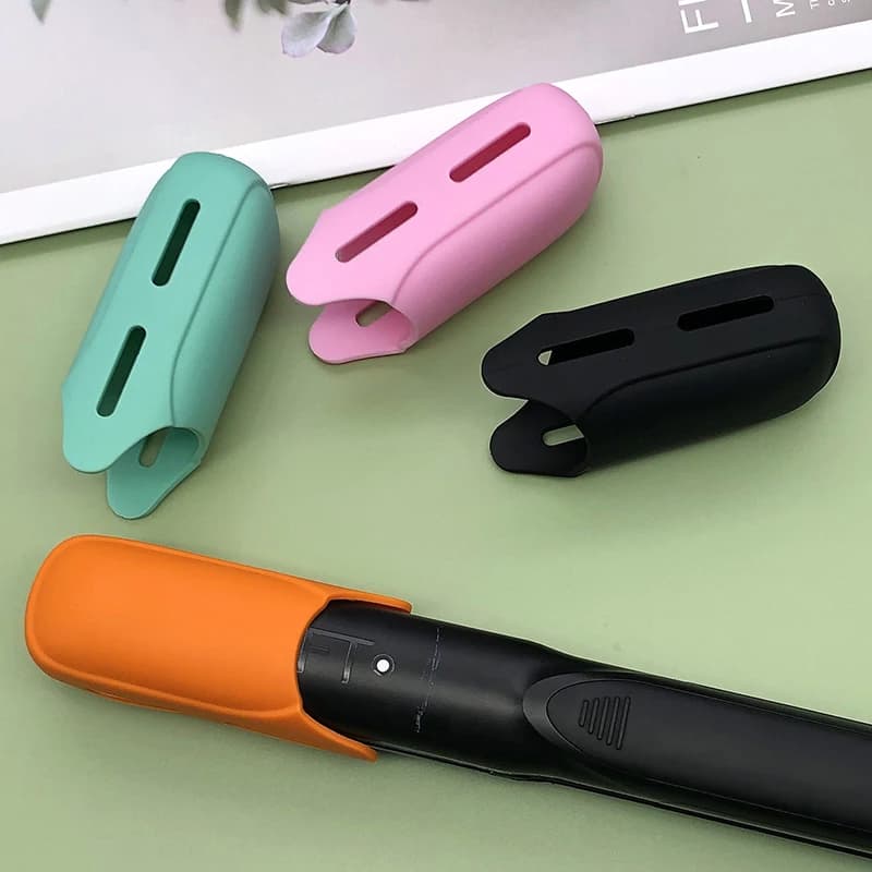 New Heat-Resistant Silicone Cover Curling Iron Straightener Burn Protection Universal Fit Non-Slip Durable Travel Safe Storage