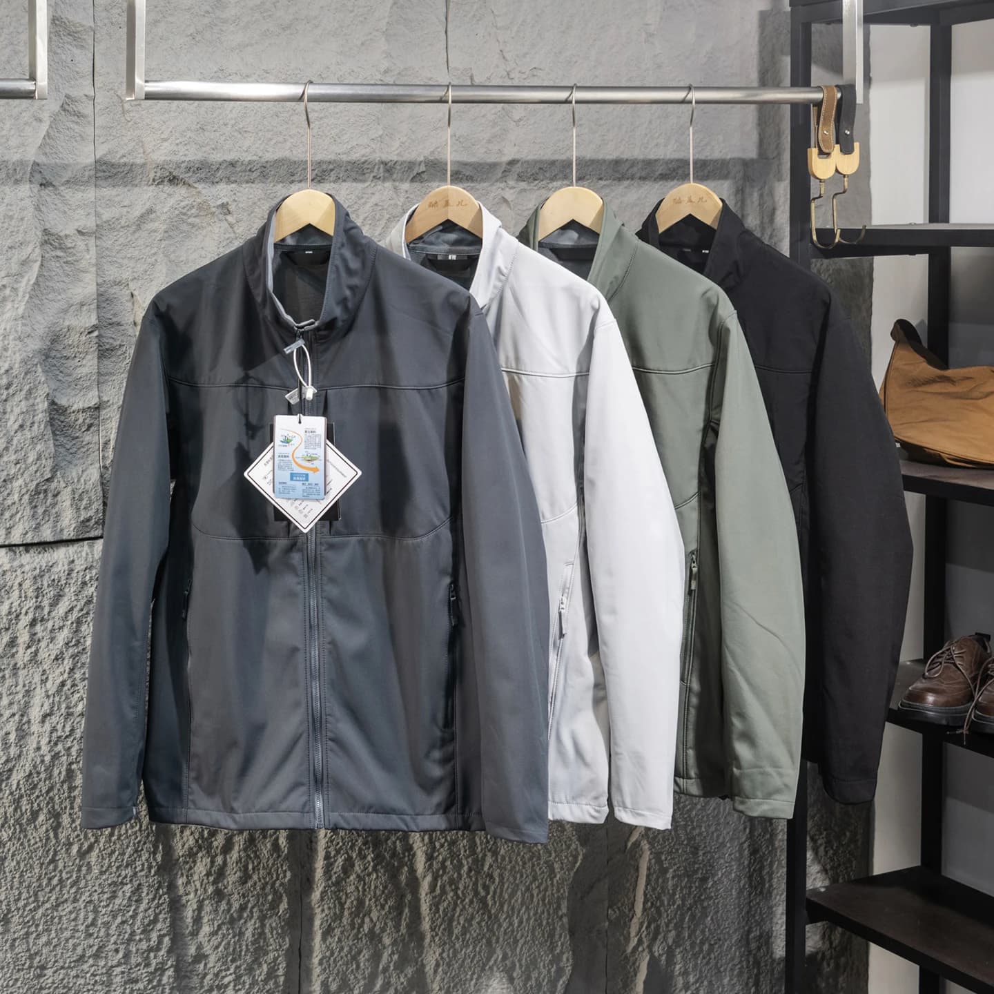 Giacca Casual da Uomo Foderata in Pile, Collo Alto, Calda e Morbida, Nuova Collezione Autunno Inverno, Moda Outerwear