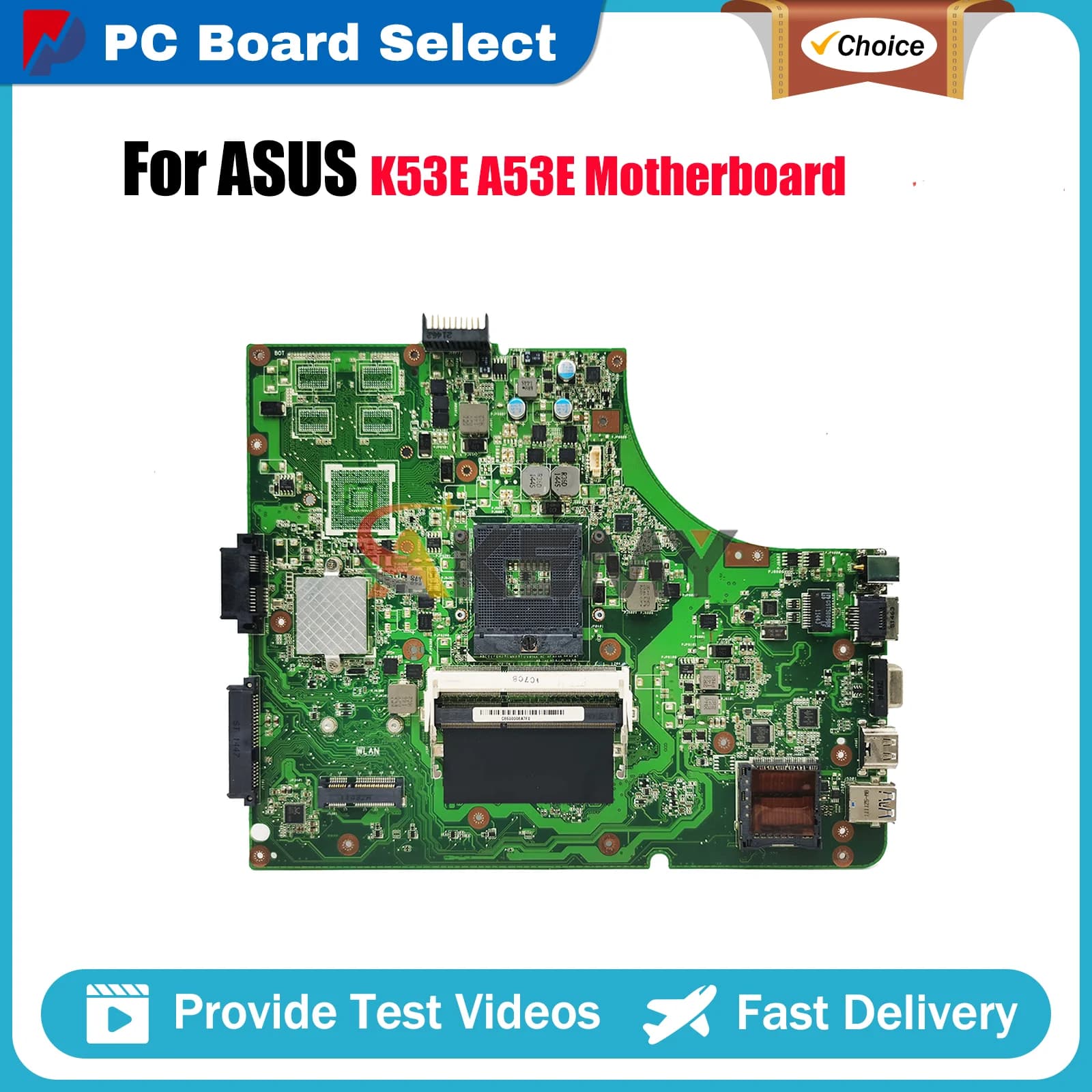 Scheda madre del computer portatile K53E per scheda madre del notebook ASUS K53E K53E Questo articolo è disponibile Test al 100% OK spedizione veloce Alta qualità