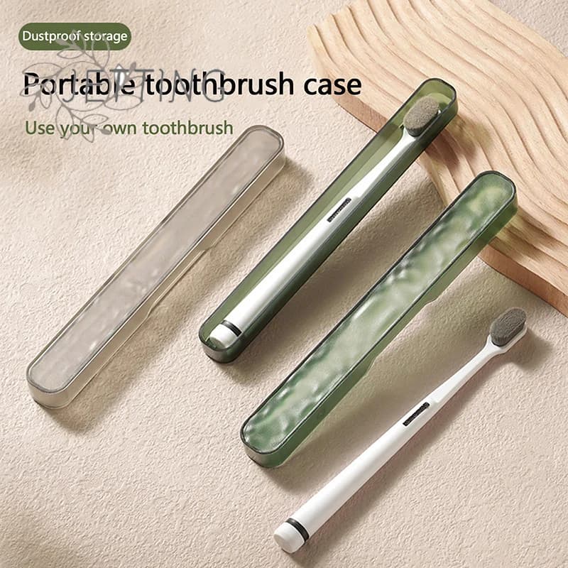 (SMTGDP11) 1 Pezzo Porta Spazzolino Portatile, Custodia da Viaggio per Campeggio, Organizzatore per Spazzolino, Accessori da Bagno